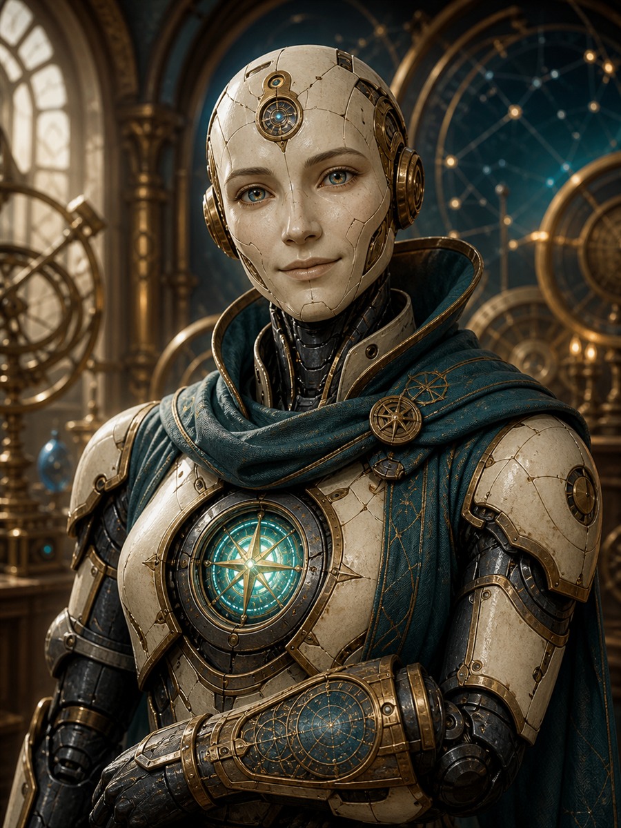 Astra-9 AI fantasy character portrait