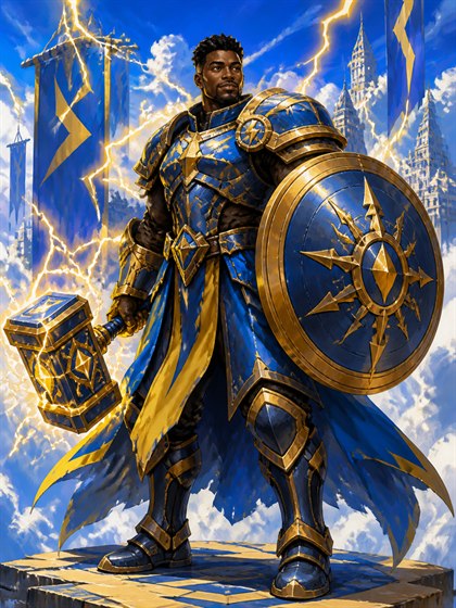 Darius Stormforge AI fantasy character portrait