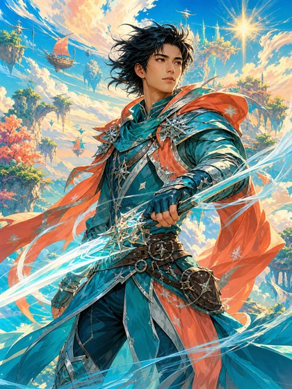 Elian Starward AI fantasy character portrait
