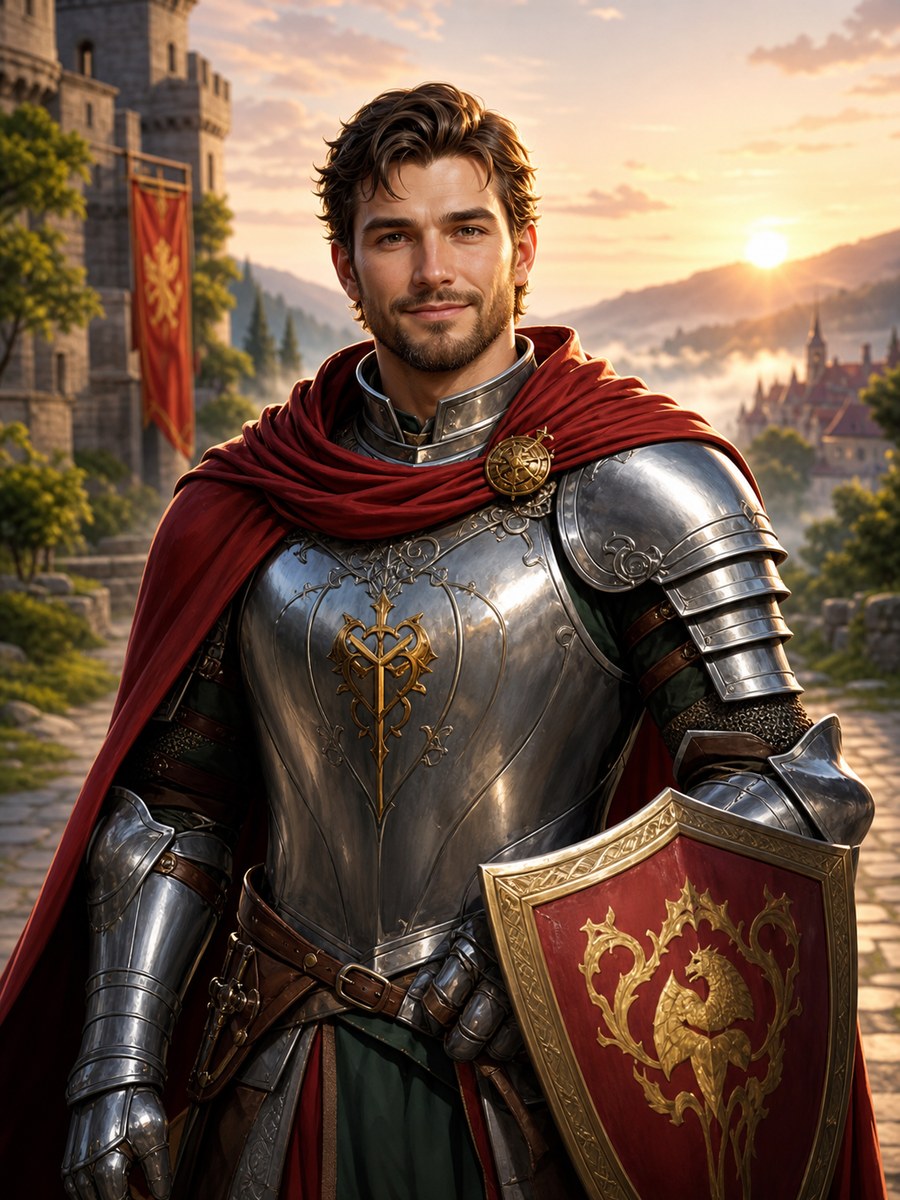Kael Ironheart AI fantasy character portrait