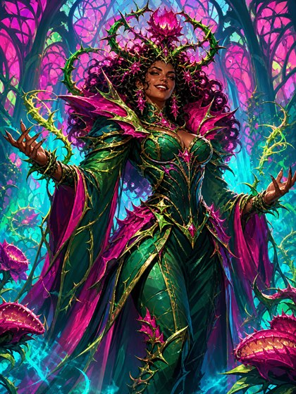 Morwenna Thornmaw AI fantasy character portrait