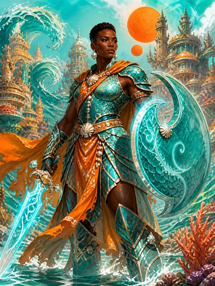 Tamsin Tidewarden AI fantasy character portrait