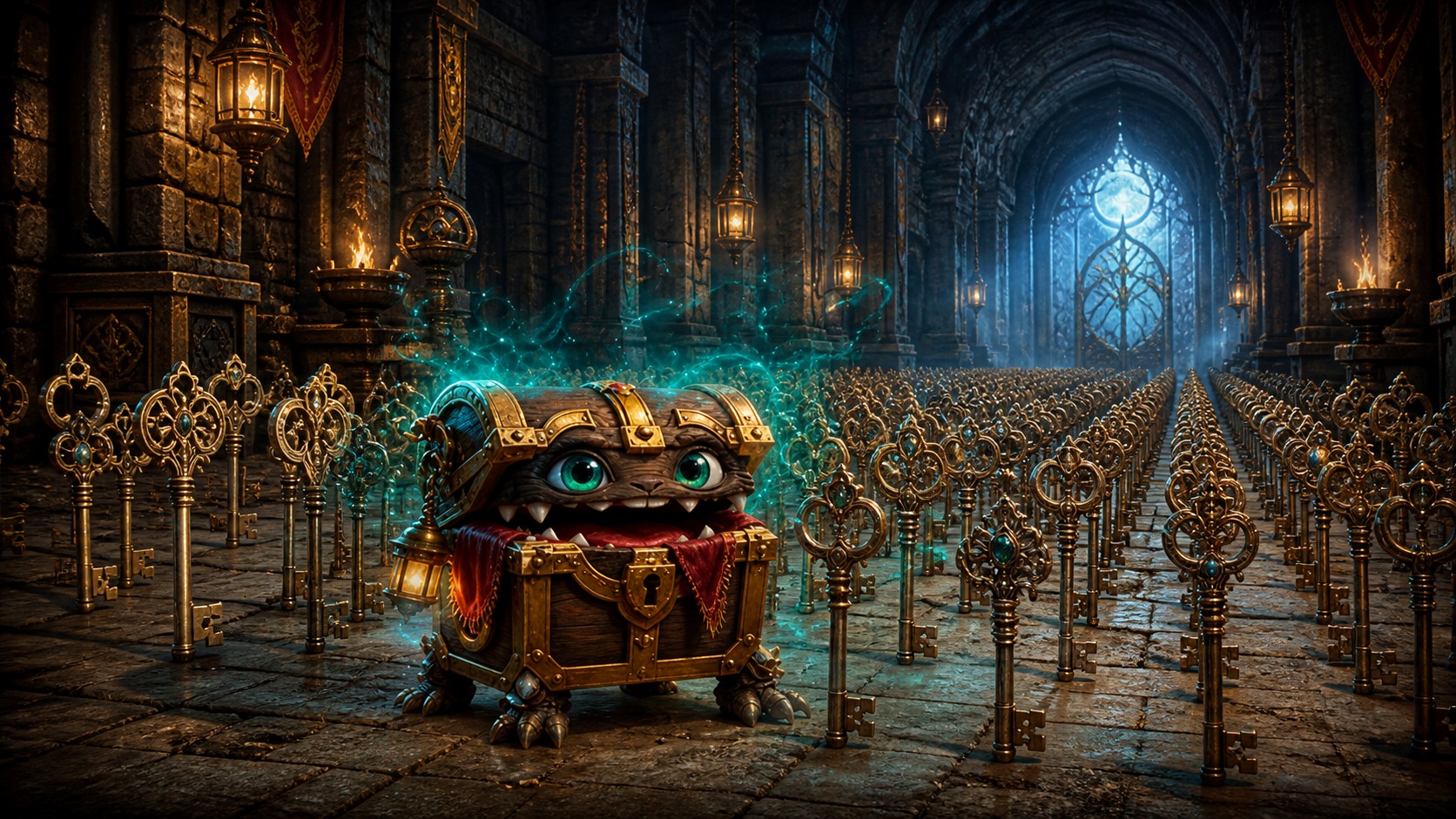The Dungeon Key Parade story scene