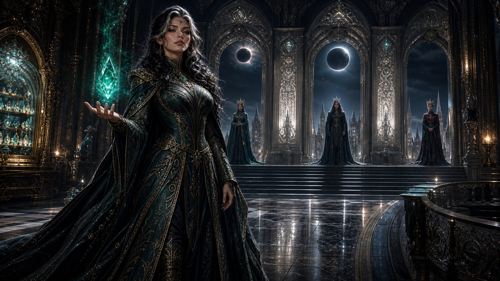Eclipse at the Silver Court story scene