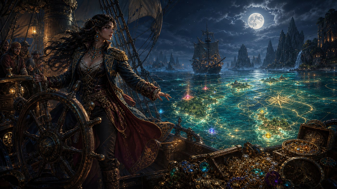 The Goldwake Map story scene