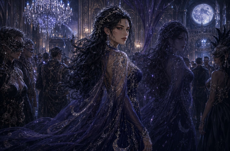 The Moonlit Masquerade act 1 scene