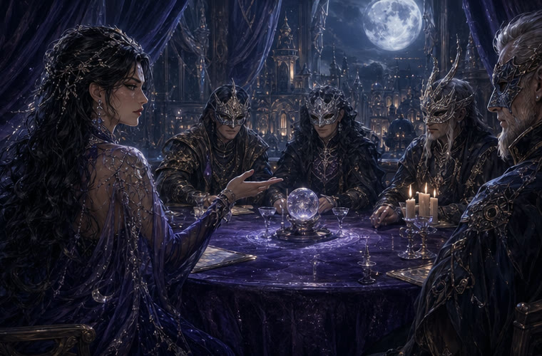 The Moonlit Masquerade act 2 scene