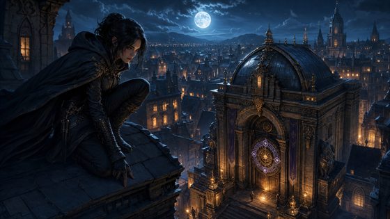 The Midnight Vault quest scene