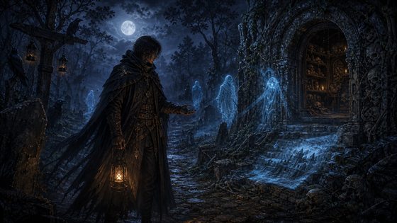 The Last Lantern Crossing quest scene