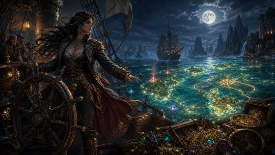 The Goldwake Map quest scene